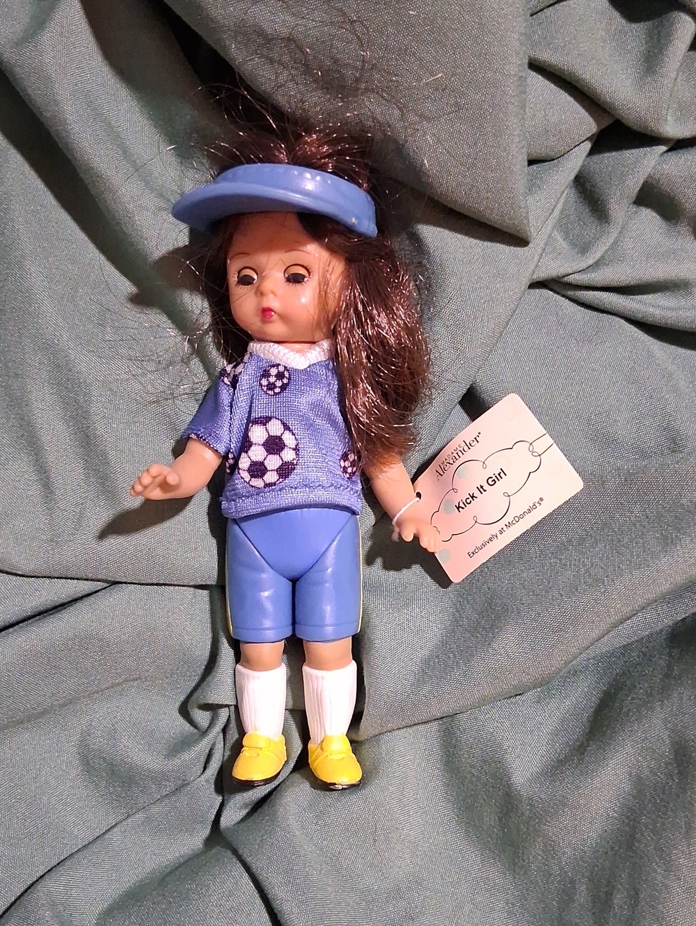 Blue Soccer Doll Mcdonalds 2004